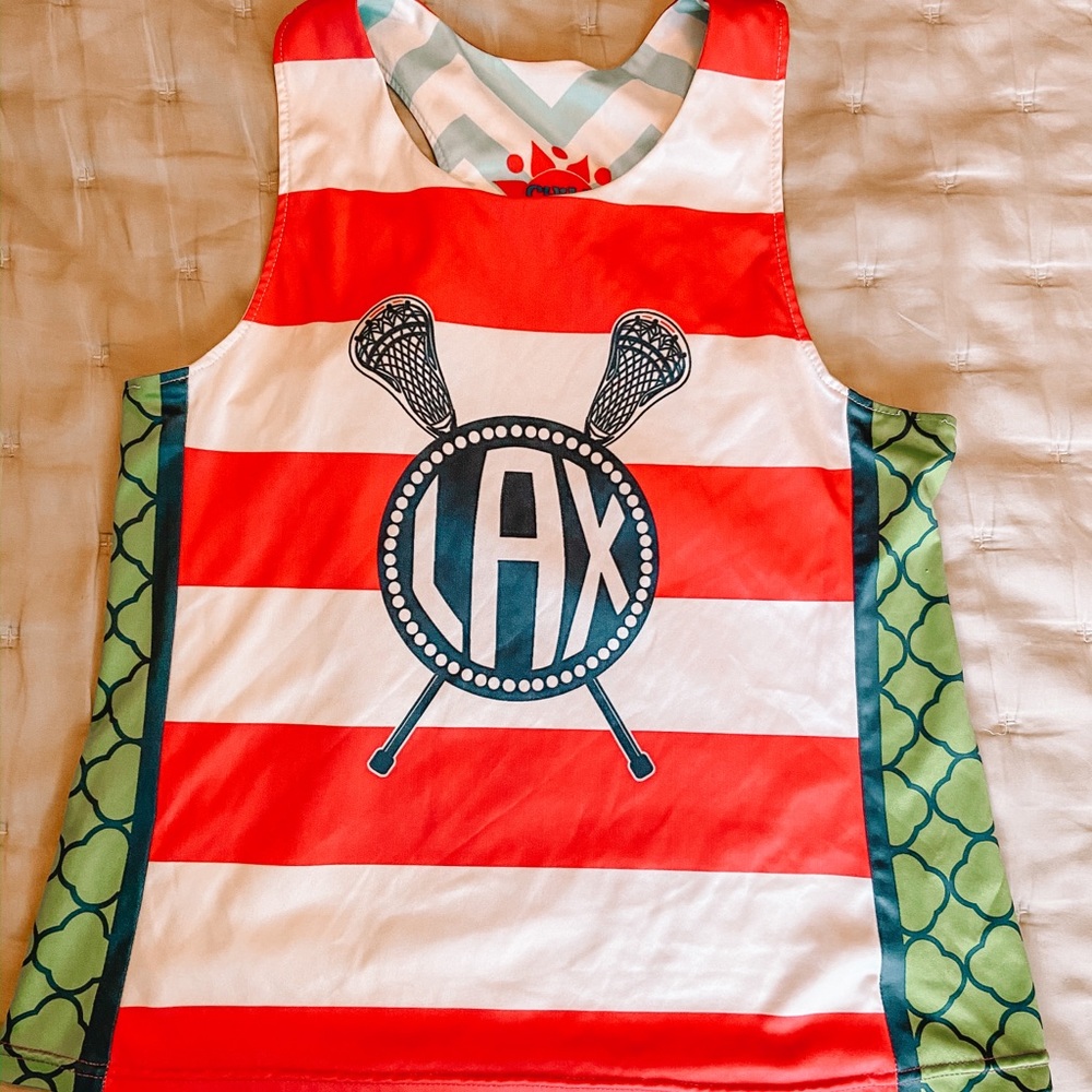 reversible lacrosse pinnie chill life